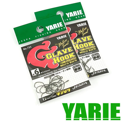 Yarie 735 Glave Hook (micro barb)